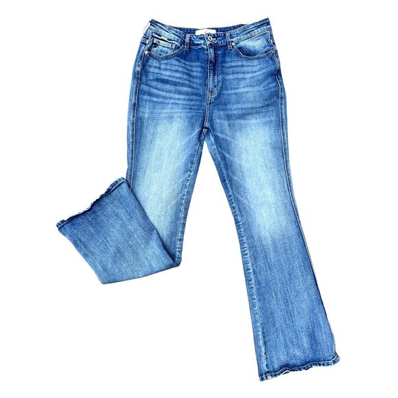 Kancan y2k high rise flare jeans size 30x34 - Picture 1 of 4